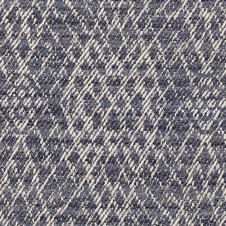 sample Inari fabric - curved lines pattern green on white